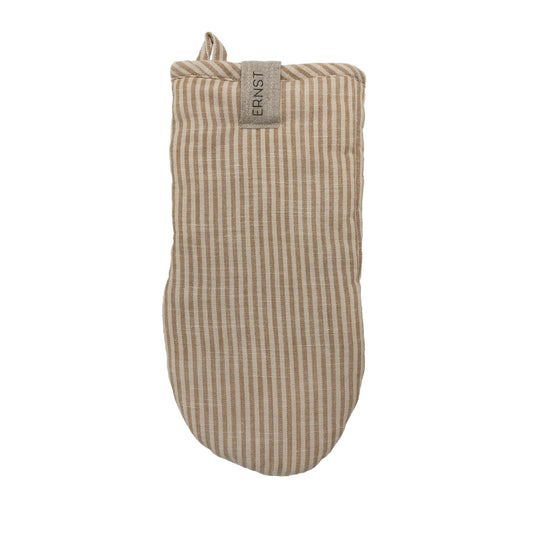 Owen glove stripes caramell/beige