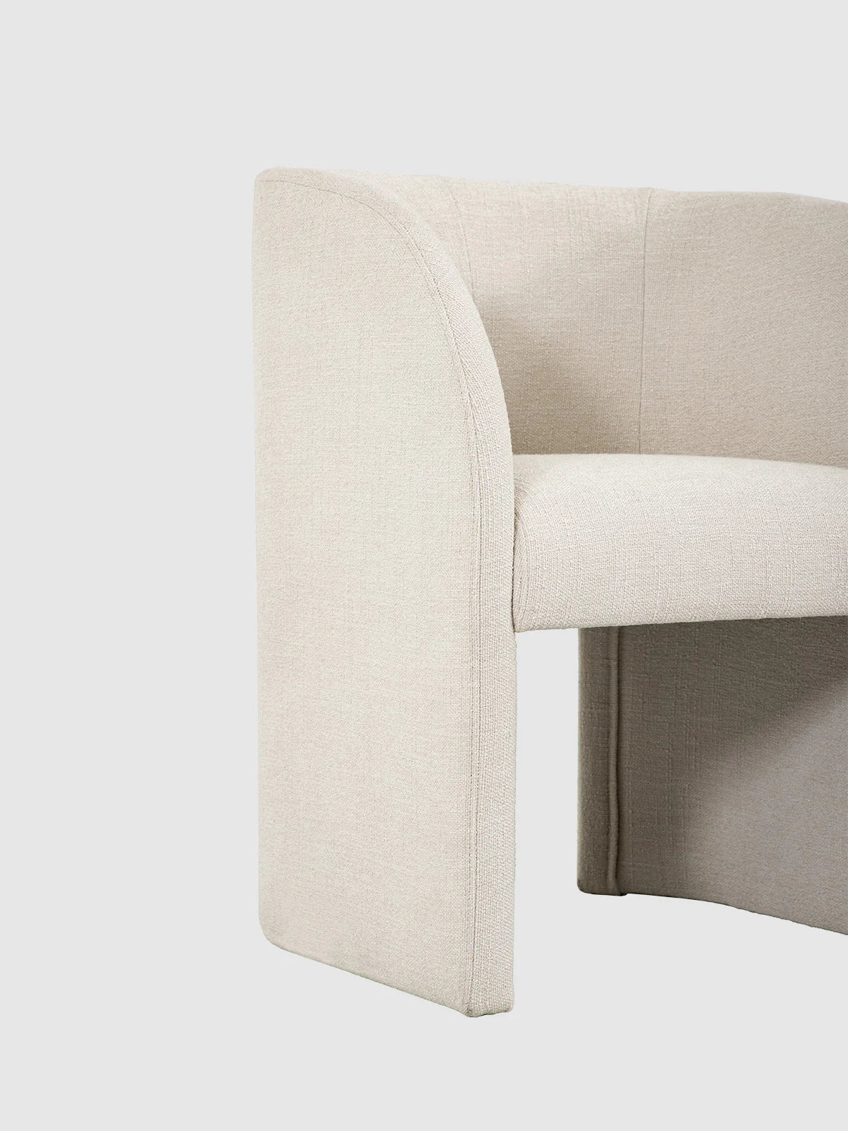 CHLOE DINING CHAIR - CREME