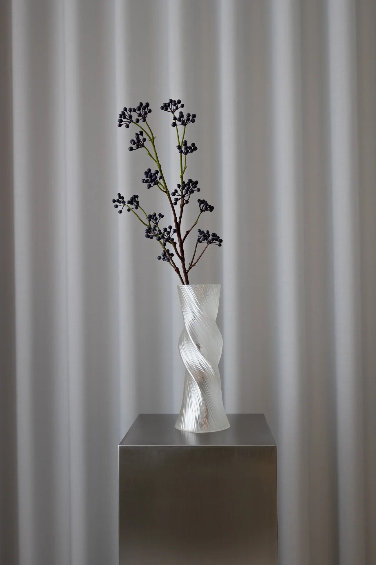 Artificial Berry Branch Blue