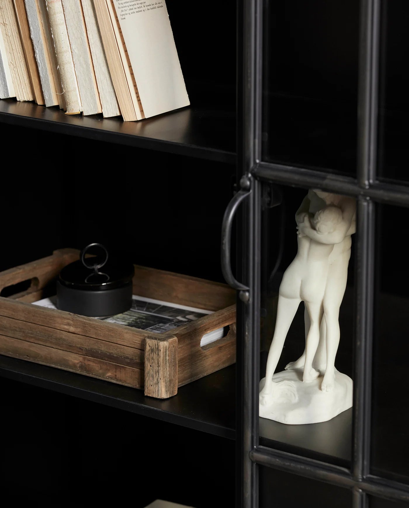 Cabinet 2 doors black