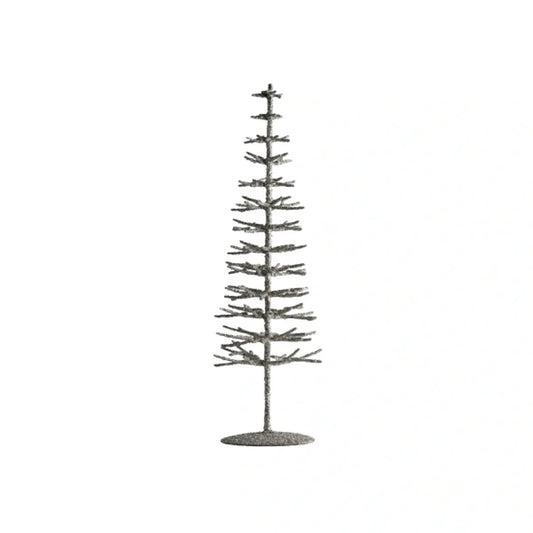 X-MAS TREE IRON W/GLITTER H30CM
