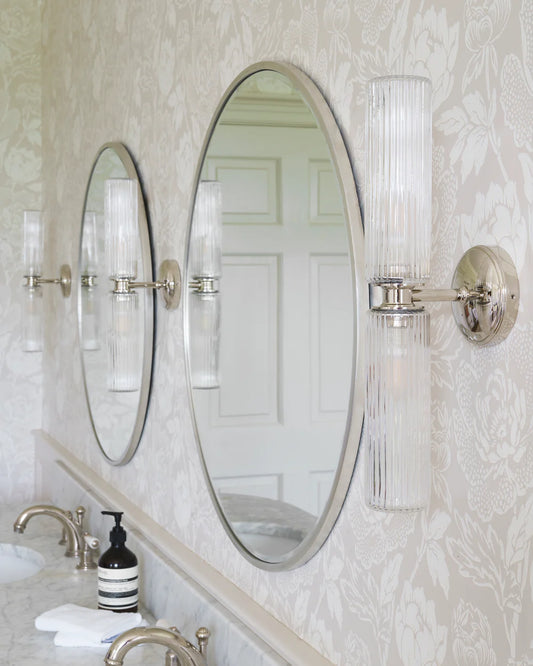 Claremont Medium Wall Light Nickel