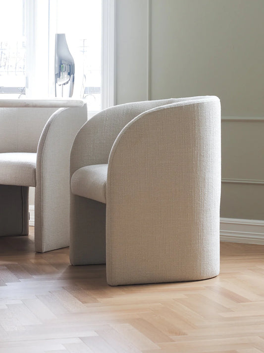 CHLOE DINING CHAIR - CREME