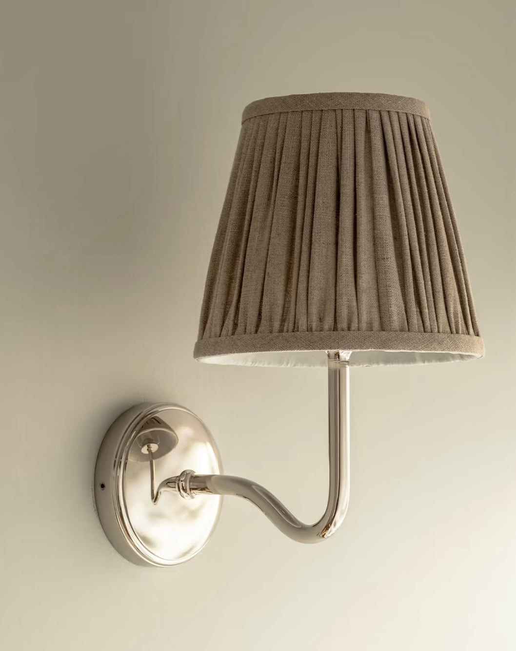 Malvern Medium Wall light natural beige