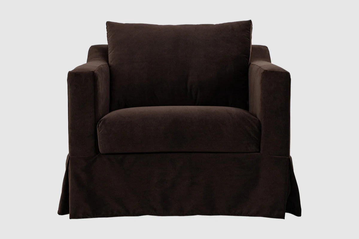 EDEN LOUNGE CHAIR CHOCOLATE BROWN
