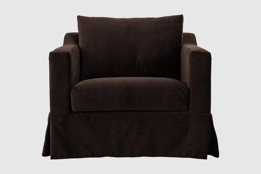 EDEN LOUNGE CHAIR CHOCOLATE BROWN