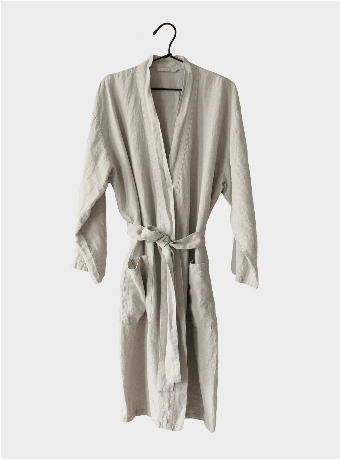 LAVAL LINEN ROBE ONE SIZE natural