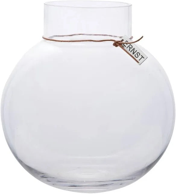 Rund glassvase D21 H 22cm