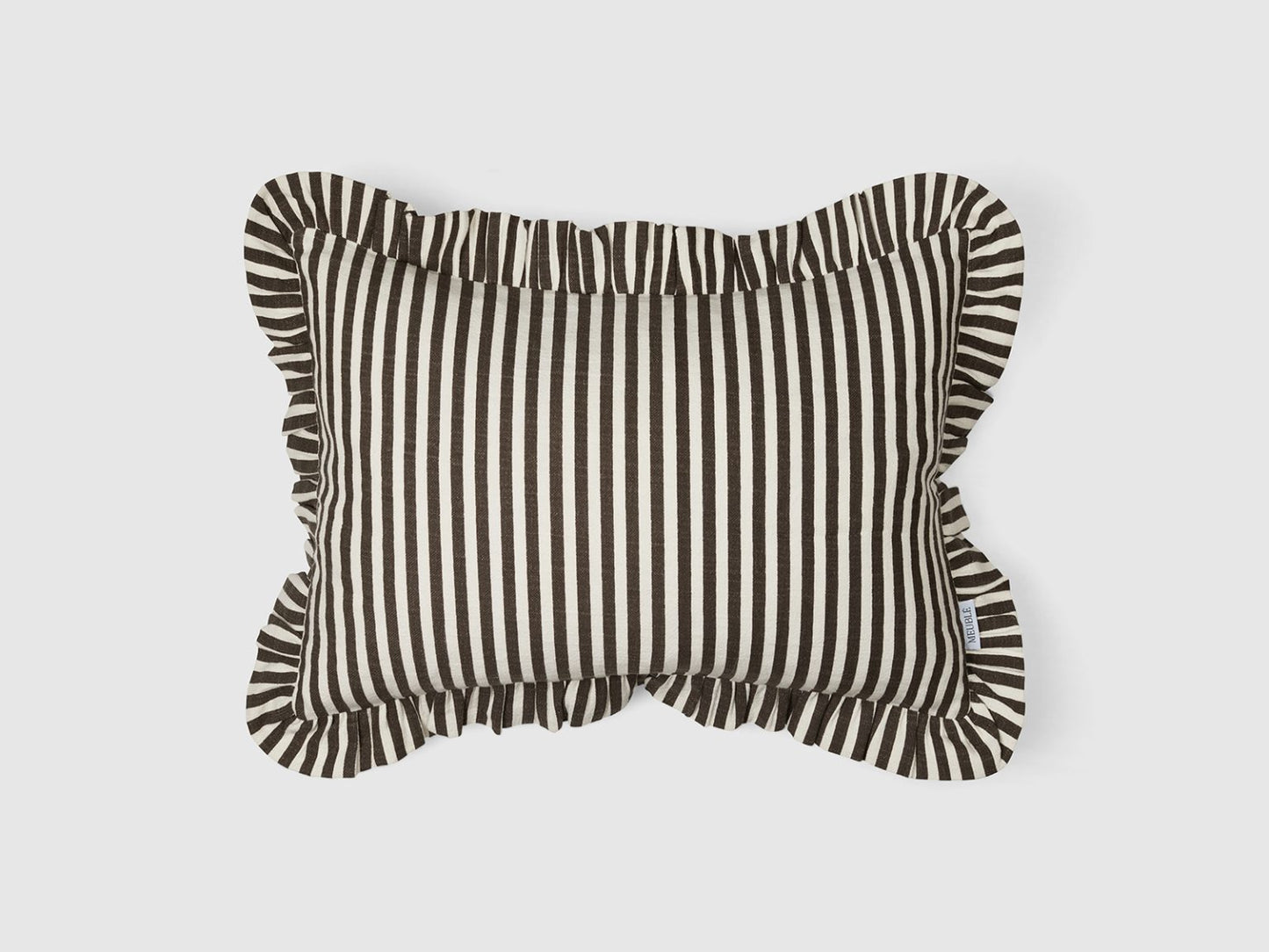 Cami Cushion cover Ivory/brown