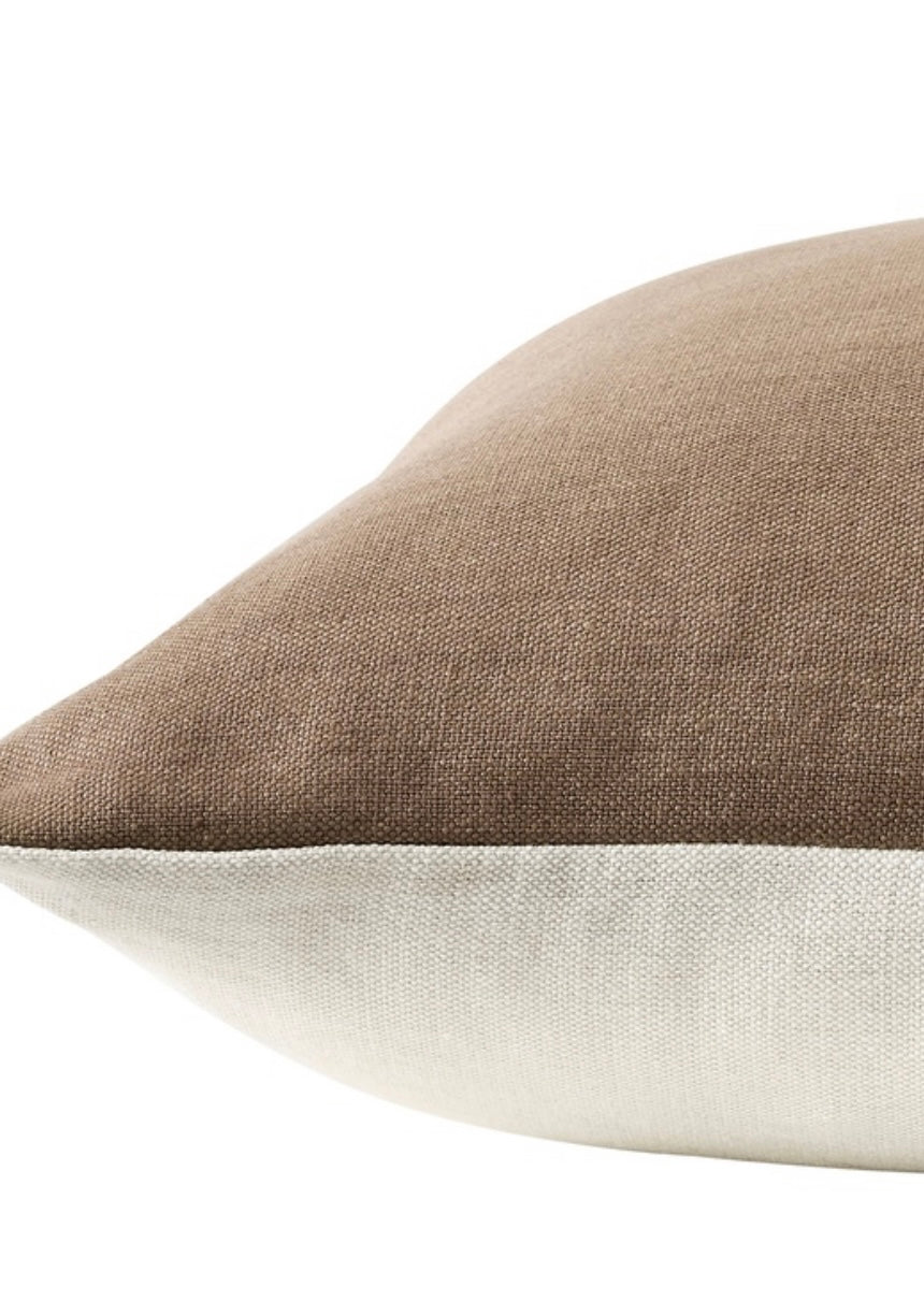 JOPLIN CUSHION COVER 55X55 HAZEL/SHADOW