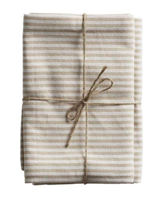 2 pk Tea towel 60x80 STRAW