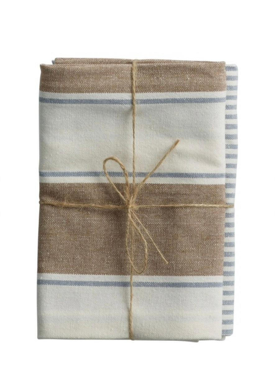 2 pk Tea towel 60x80 CARAMEL