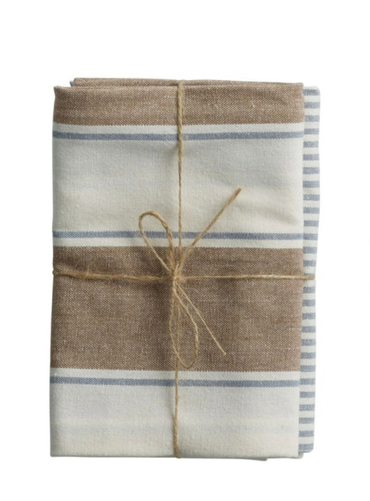 2 pk Tea towel 60x80 CARAMEL