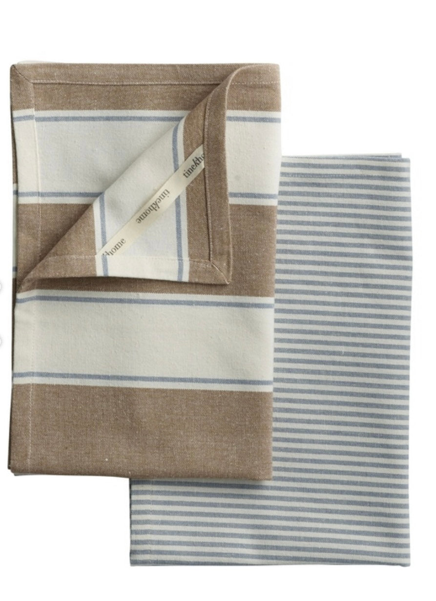 2 pk Tea towel 60x80 CARAMEL