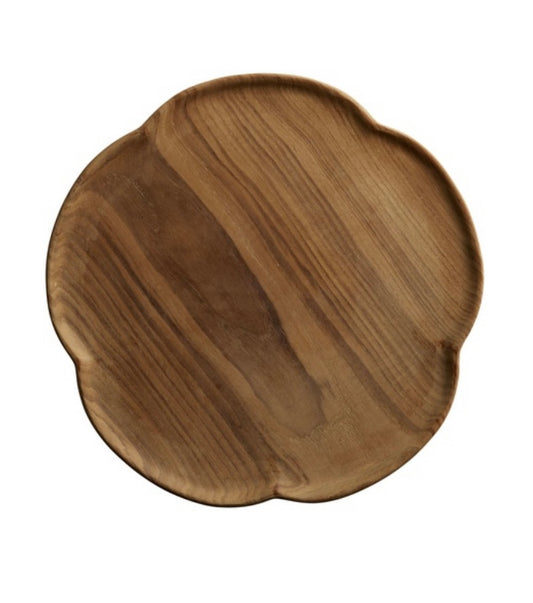 BUNGA PLATE TEAK D30CM