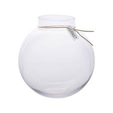 Rund glassvase D21 H 22cm