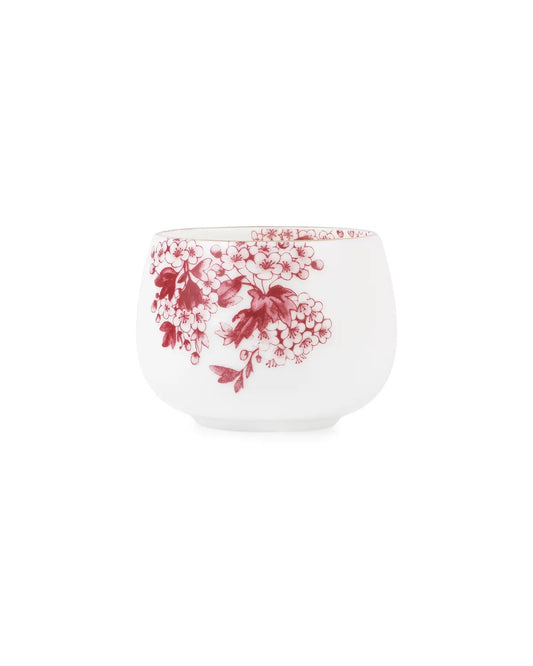 Tea Cup Burgundy
