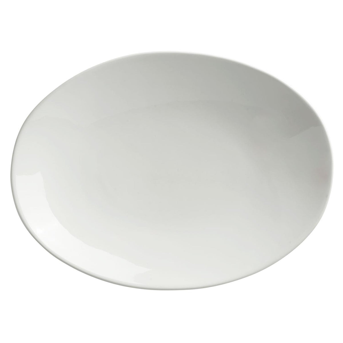 Pure serving plate earthenware 41x36 white