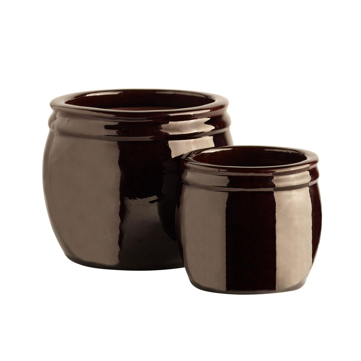 Krukke D19xH17cm Brown