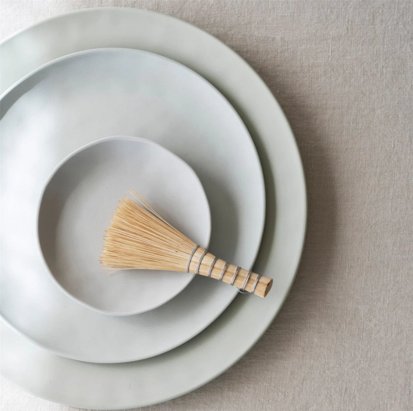 Plate Green gray 22cm