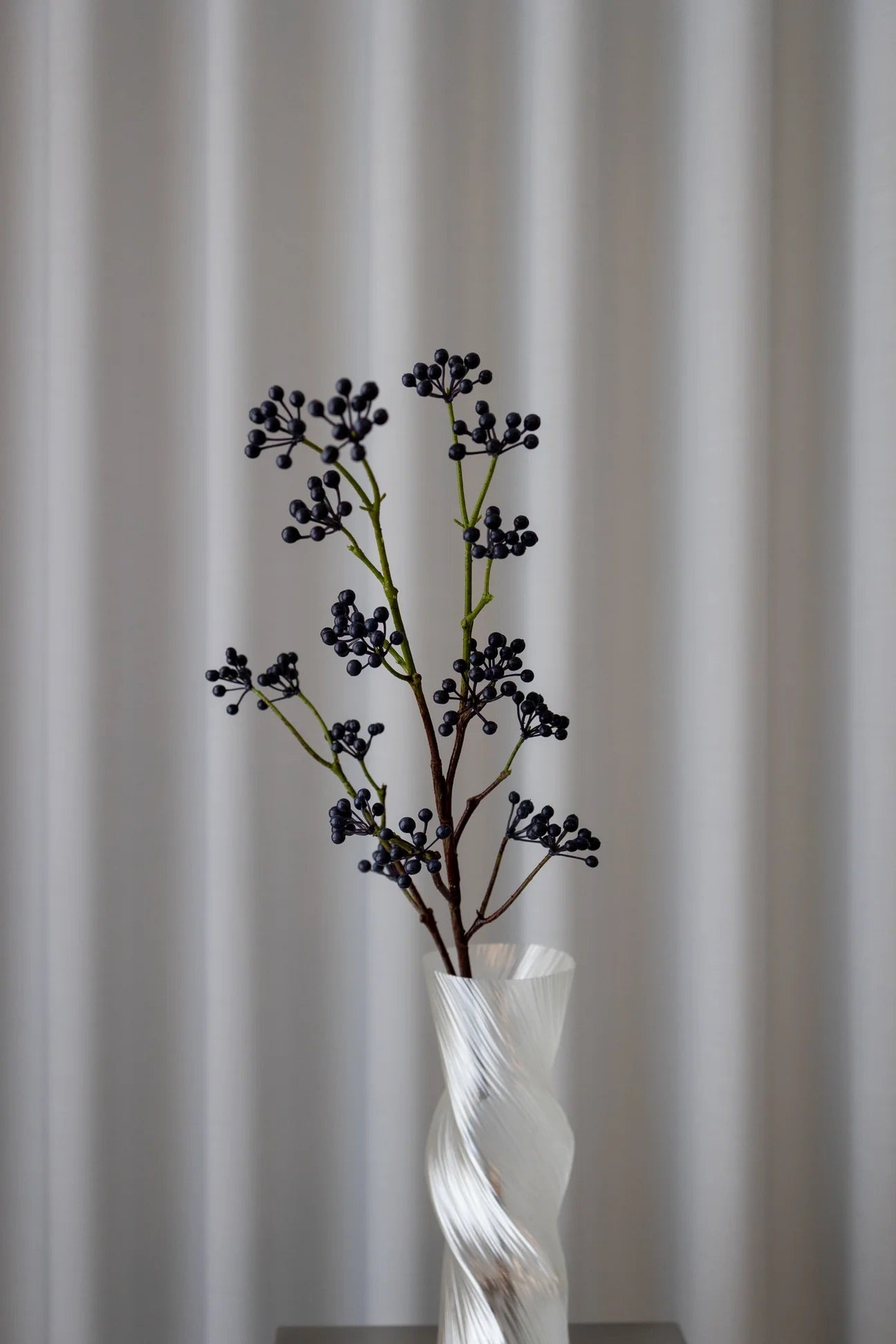 Artificial Berry Branch Blue