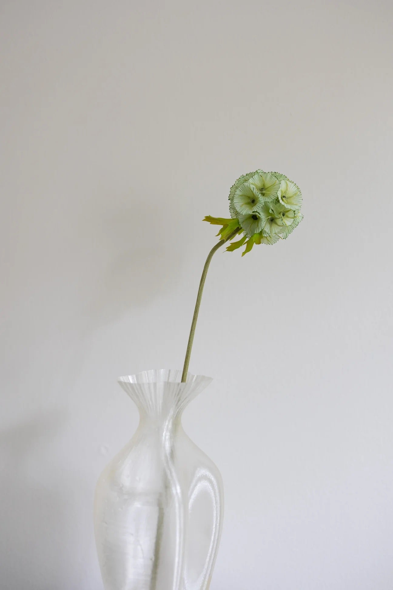 Artificial Scabiosa Flower Green