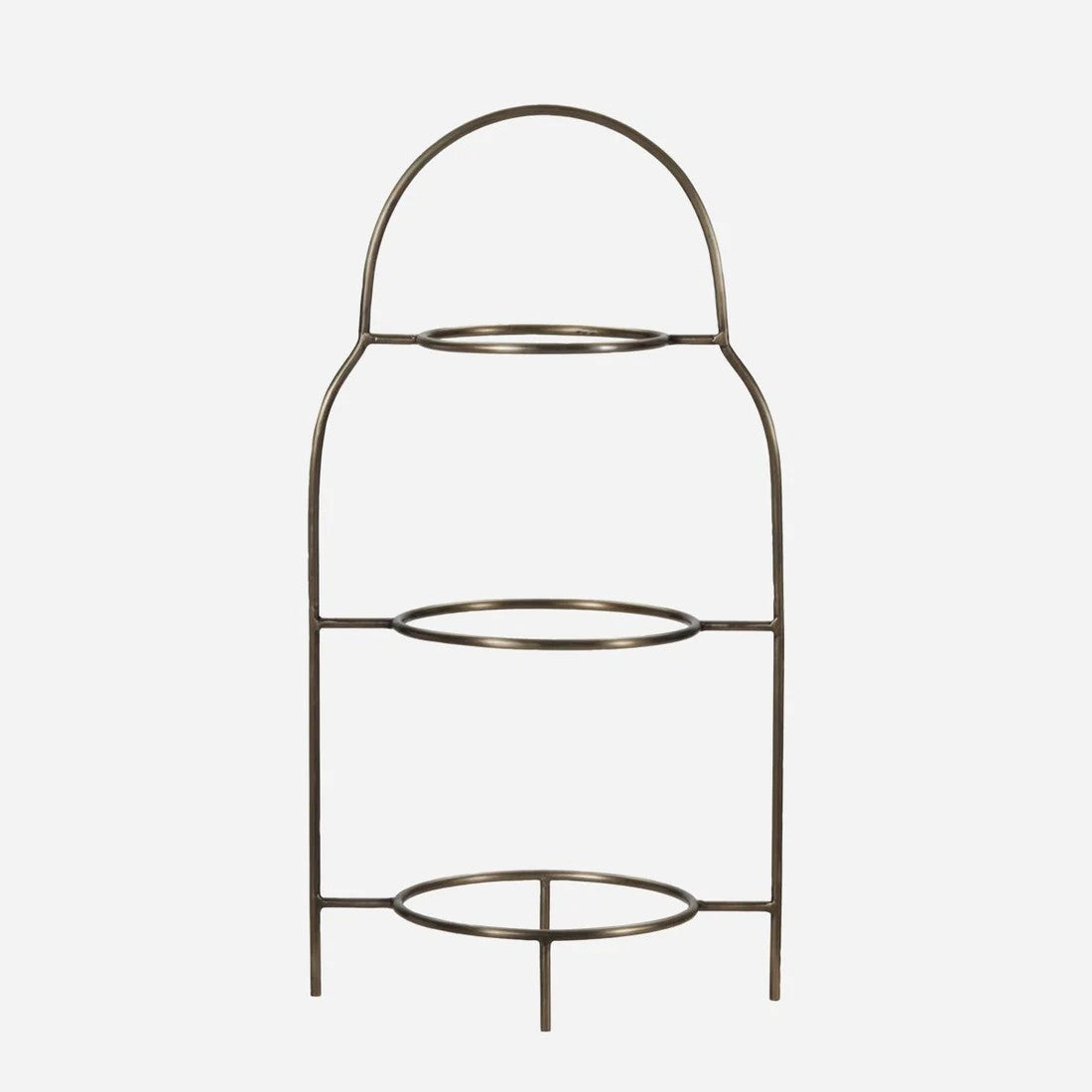 Plate stand Sana Antique brass finish