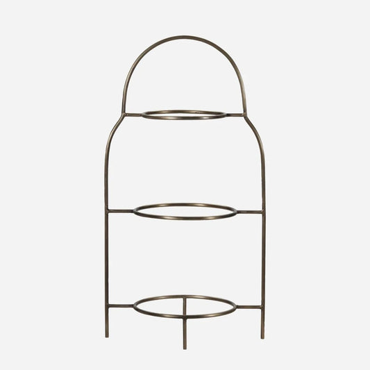 Plate stand Sana Antique brass finish