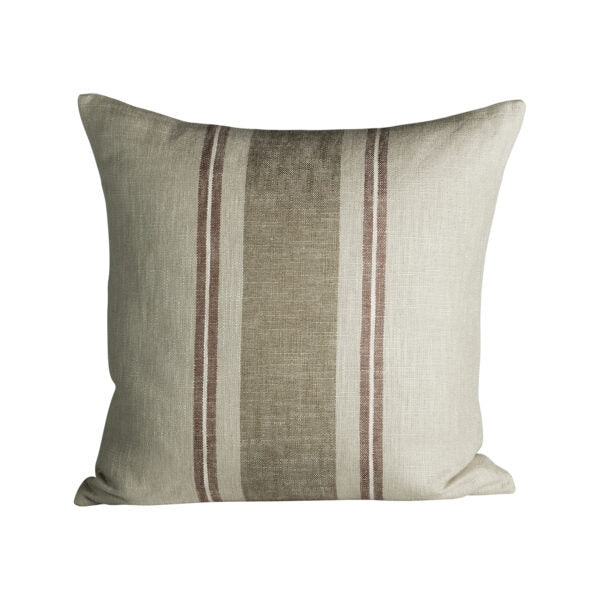 CUSHION COVER STRIPE SAND