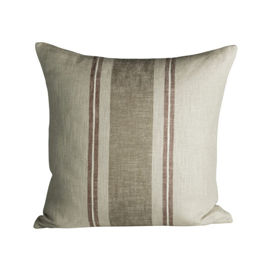 CUSHION COVER STRIPE SAND