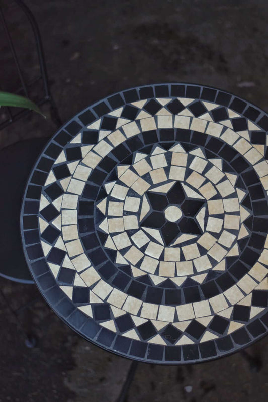 MOSAIKKBORD RUNDT D60CM