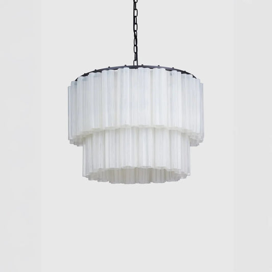 Fontaine Chandelier 2 layer white/black