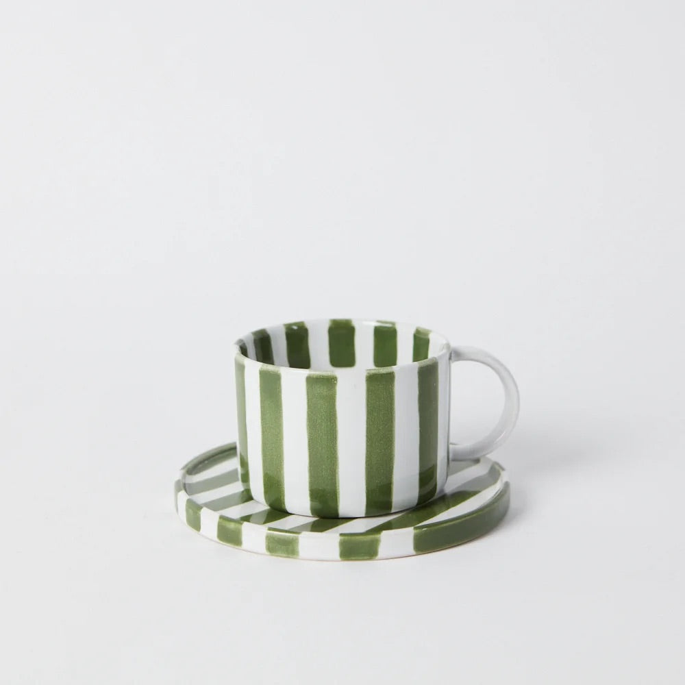 Monica kopp med fat Green